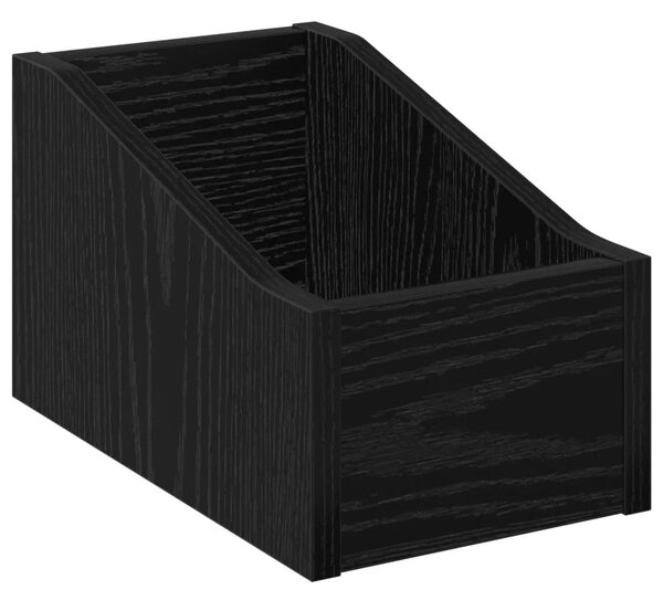 Kutija za LP ploče 2 kom. Crni hrast 18 x 32 x 18 cm - Crni hrast 2 18 x 32 x 18 cm