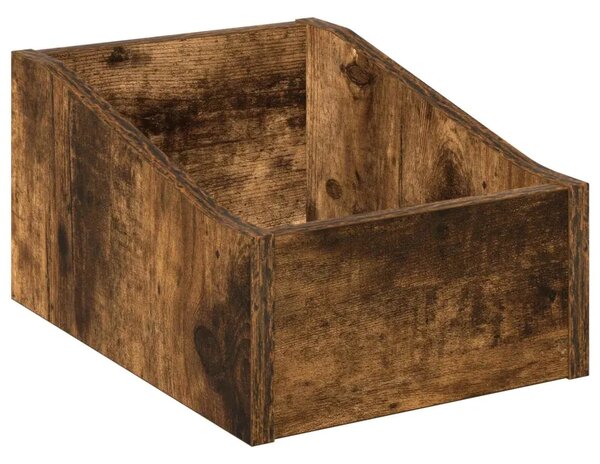 Kutija za LP ploče 2 kom. Dimljeni hrast 23 x 33 x 16 cm - Dimljeni hrast 2 23 x 33 x 16 cm