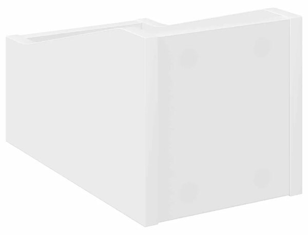 Kutija za LP ploče Bijela 18 x 32 x 18 cm Konstruirano drvo - Bijela 1 18 x 32 x 18 cm