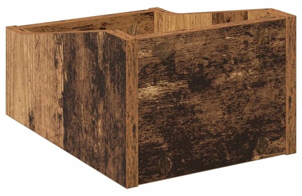 Kutija za LP ploče Staro drvo 23 x 33 x 16 cm Konstruirano drvo - Staro drvo 1 23 x 33 x 16 cm
