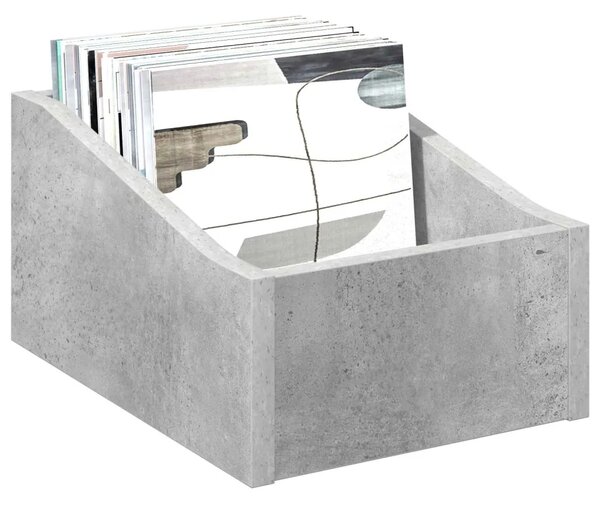 Kutija za LP ploče 2 kom. Betonska siva 23 x 33 x 16 cm - Betonska siva 2 23 x 33 x 16 cm