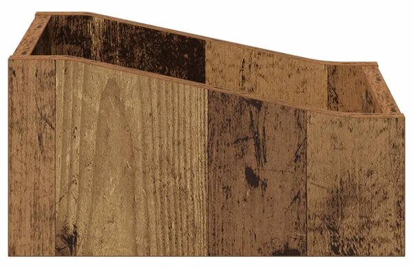 Kutija za LP ploče Staro drvo 23 x 33 x 16 cm Konstruirano drvo - Staro drvo 1 23 x 33 x 16 cm