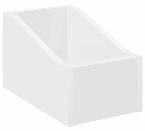 Kutija za LP ploče Bijela 18 x 32 x 18 cm Konstruirano drvo - Bijela 1 18 x 32 x 18 cm