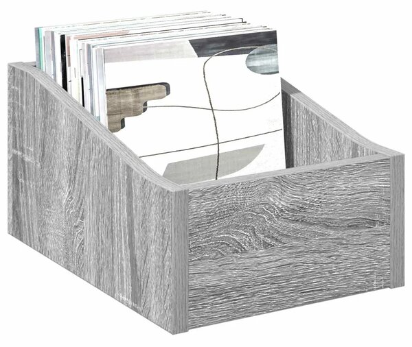Kutija za LP ploče 2 kom. Siva Sonoma 23 x 33 x 16 cm - Siva Sonoma 2 23 x 33 x 16 cm
