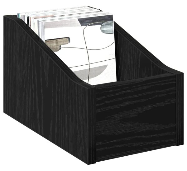 Kutija za LP ploče 2 kom. Crni hrast 18 x 32 x 18 cm - Crni hrast 2 18 x 32 x 18 cm