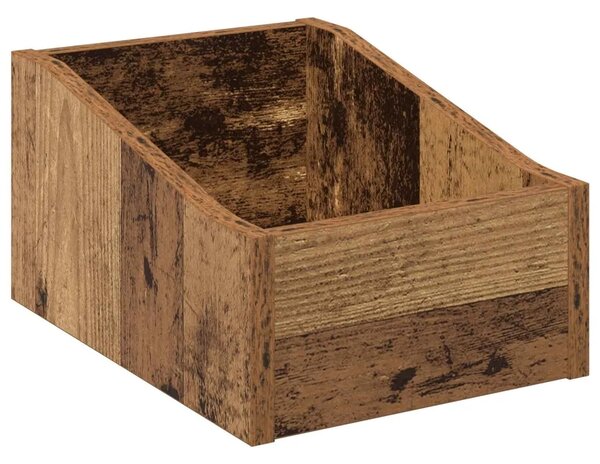 Kutija za LP ploče Staro drvo 23 x 33 x 16 cm Konstruirano drvo - Staro drvo 1 23 x 33 x 16 cm