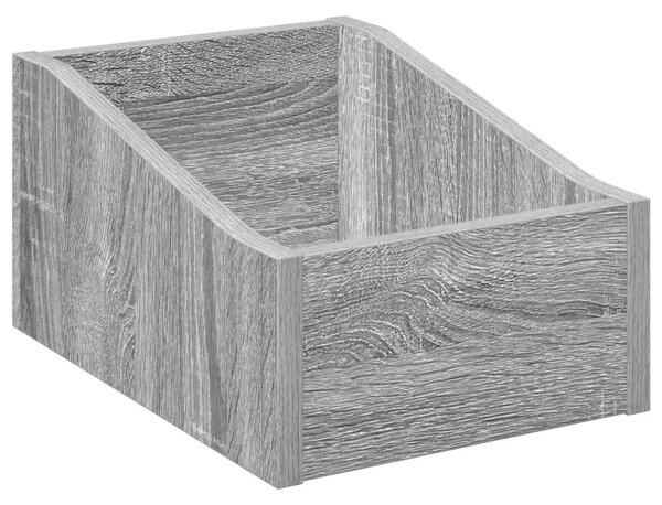 Kutija za LP ploče 2 kom. Siva Sonoma 23 x 33 x 16 cm - Siva Sonoma 2 23 x 33 x 16 cm
