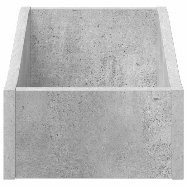 Kutija za LP ploče 2 kom. Betonska siva 23 x 33 x 16 cm - Betonska siva 2 23 x 33 x 16 cm