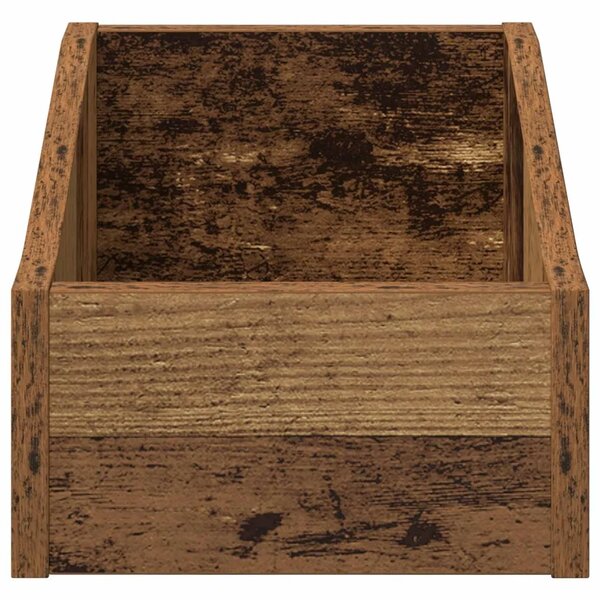 Kutija za LP ploče Staro drvo 23 x 33 x 16 cm Konstruirano drvo - Staro drvo 1 23 x 33 x 16 cm