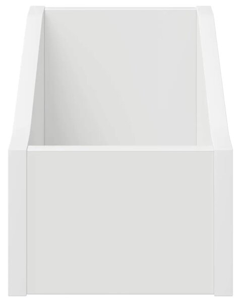 Kutija za LP ploče Bijela 18 x 32 x 18 cm Konstruirano drvo - Bijela 1 18 x 32 x 18 cm