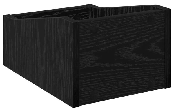 Kutija za LP ploče 2 kom. Crni hrast 23 x 33 x 16 cm - Crni hrast 2 23 x 33 x 16 cm