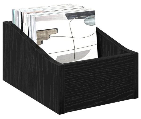 Kutija za LP ploče 2 kom. Crni hrast 23 x 33 x 16 cm - Crni hrast 2 23 x 33 x 16 cm