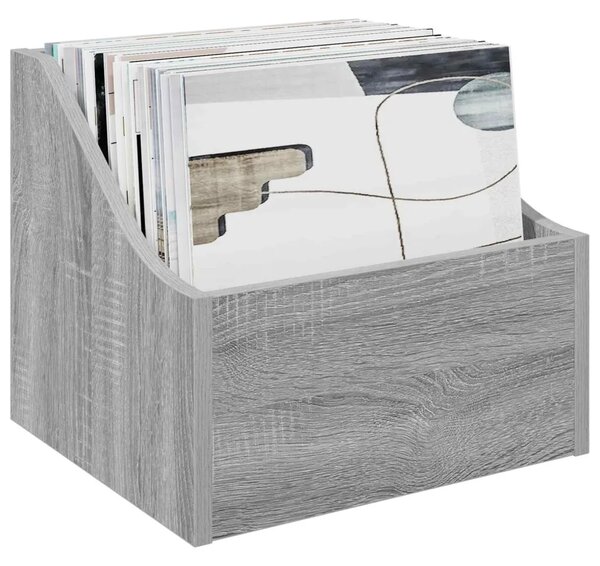 Kutija za LP ploče 2 kom. Siva Sonoma 37 x 33 x 32 cm - Siva Sonoma 2 37 x 33 x 32 cm