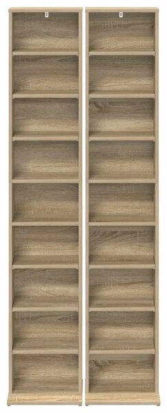 CD ormar 2 kom. Hrast sonoma 33 x 23 5 x 175 cm - Hrast sonoma 2 33 x 23 5 x 175 cm