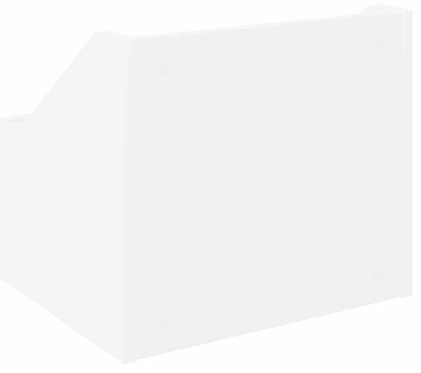 Kutija za LP ploče 2 kom. Bijela 37 x 33 x 32 cm - Bijela 2 37 x 33 x 32 cm