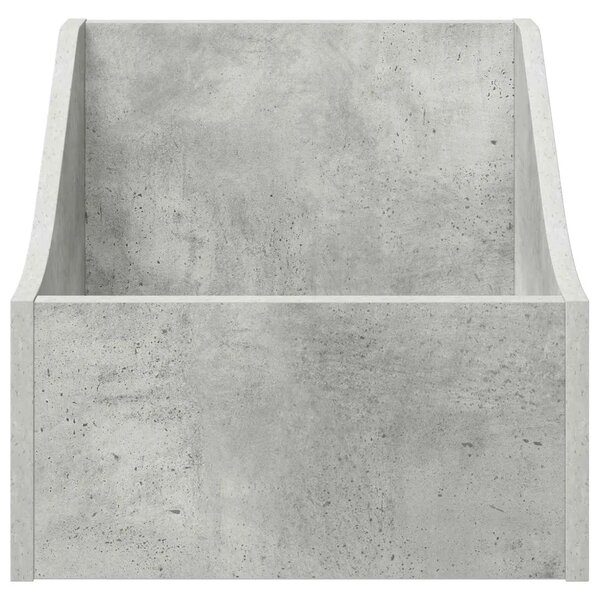 Kutija za LP ploče 2 kom. Betonska siva 37 x 33 x 32 cm - Betonska siva 2 37 x 33 x 32 cm