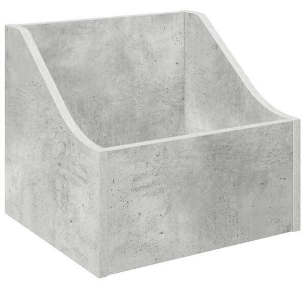 Kutija za LP ploče 2 kom. Betonska siva 37 x 33 x 32 cm - Betonska siva 2 37 x 33 x 32 cm