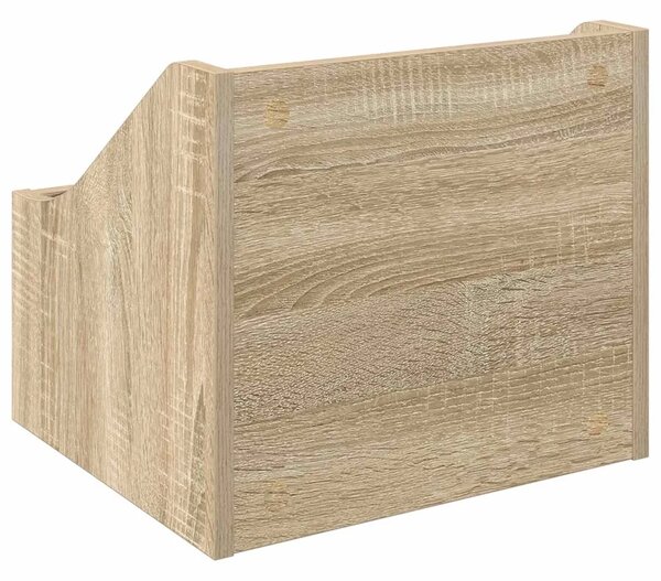 Kutija za LP ploče 2 kom. Hrast sonoma 37 x 33 x 32 cm - Hrast sonoma 2 37 x 33 x 32 cm
