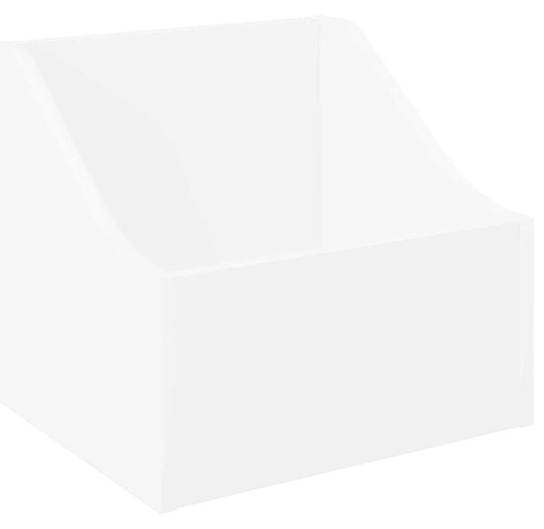 Kutija za LP ploče 2 kom. Bijela 37 x 33 x 32 cm - Bijela 2 37 x 33 x 32 cm