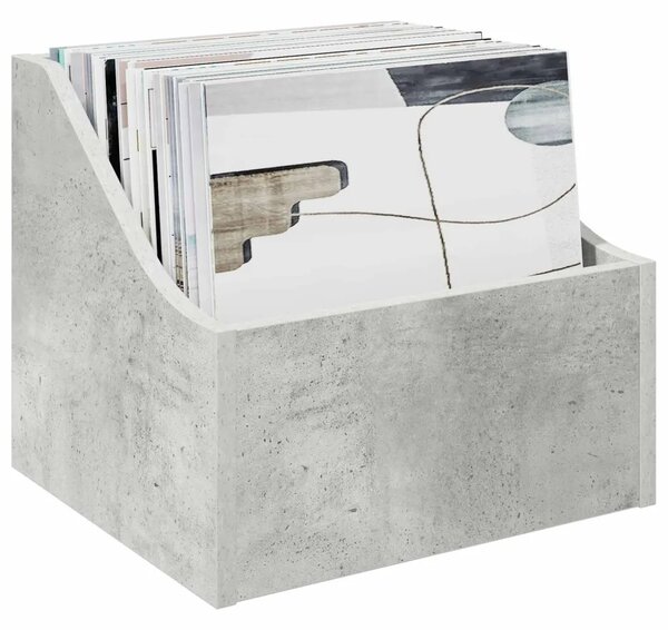 Kutija za LP ploče 2 kom. Betonska siva 37 x 33 x 32 cm - Betonska siva 2 37 x 33 x 32 cm