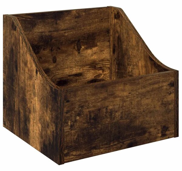 Kutija za LP ploče 2 kom. Dimljeni hrast 37 x 33 x 32 cm - Dimljeni hrast 2 37 x 33 x 32 cm