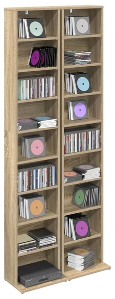 CD ormar 2 kom. Hrast sonoma 33 x 23 5 x 175 cm - Hrast sonoma 2 33 x 23 5 x 175 cm