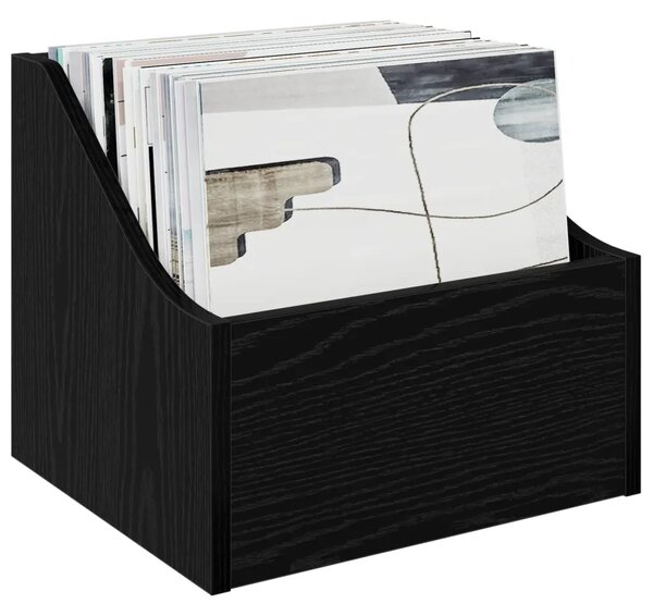 Kutija za LP ploče 2 kom. Crni hrast 37 x 33 x 32 cm - Crni hrast 2 37 x 33 x 32 cm