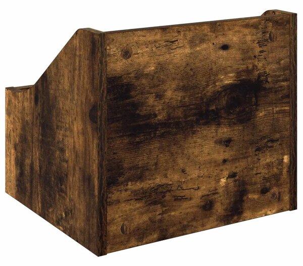 Kutija za LP ploče 2 kom. Dimljeni hrast 37 x 33 x 32 cm - Dimljeni hrast 2 37 x 33 x 32 cm