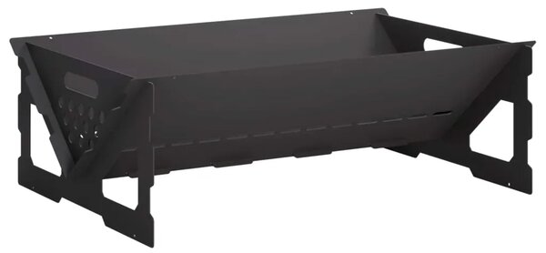 Kamin Crna 60 x 40 x 20 cm Čelik - Čelik