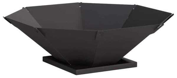 Kamin Crna 70 5 x 70 5 x 21 5 cm Čelik - Čelik 70 5 x 70 5 x 21 5 cm