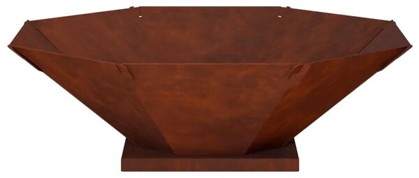 Kamin Rđa 70 5 x 70 5 x 21 5 cm Otporni čelik - Otporni čelik 70 5 x 70 5 x 21 5 cm