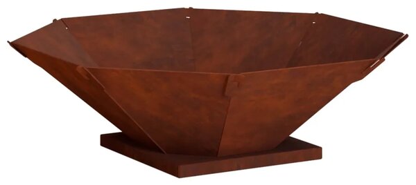 Kamin Rđa 70 5 x 70 5 x 21 5 cm Otporni čelik - Otporni čelik 70 5 x 70 5 x 21 5 cm