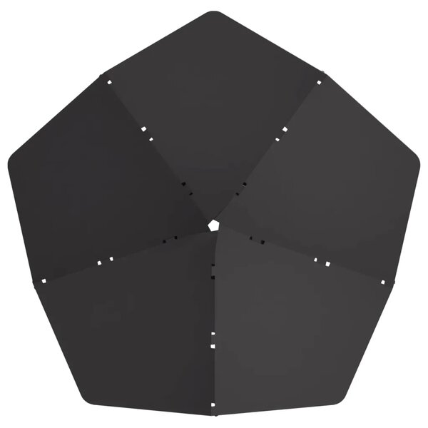 Kamin Crna 53 x 53 x 18 5 cm Čelik - Čelik
