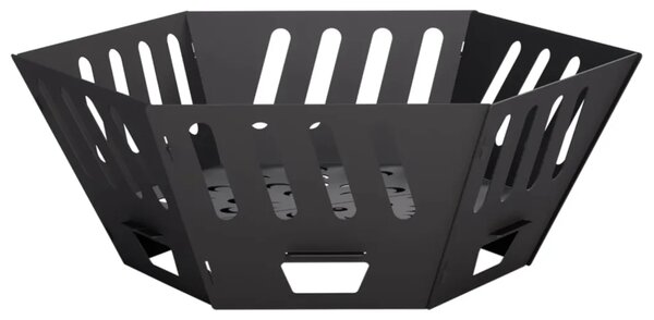 Kamin Crna 60 x 60 x 23 cm Čelik - Čelik 60 x 60 x 23 cm