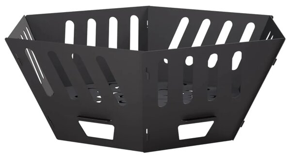 Kamin Crna 60 x 60 x 23 cm Čelik - Čelik 60 x 60 x 23 cm
