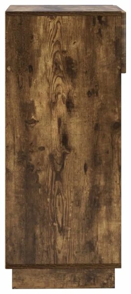 Ormarić za cipele 48 x 38 x 87 5 cm konstruirano drvo - Dimljeni hrast