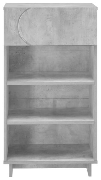 Ormarić za cipele 48 x 38 x 87 5 cm konstruirano drvo - Betonska siva