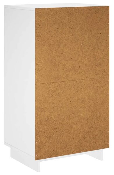 Ormarić za cipele 48 x 38 x 87 5 cm Konstruirano drvo - Bijela visokog sjaja