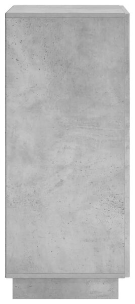 Ormarić za cipele 48 x 38 x 87 5 cm Konstruirano drvo - Betonska siva