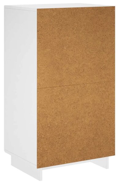 Ormarić za cipele 48 x 38 x 87 5 cm Konstruirano drvo Bijela - Bijela