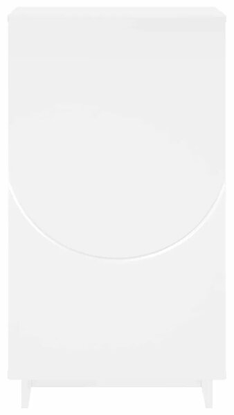 Ormarić za cipele 48 x 38 x 87 5 cm Konstruirano drvo Bijela - Bijela