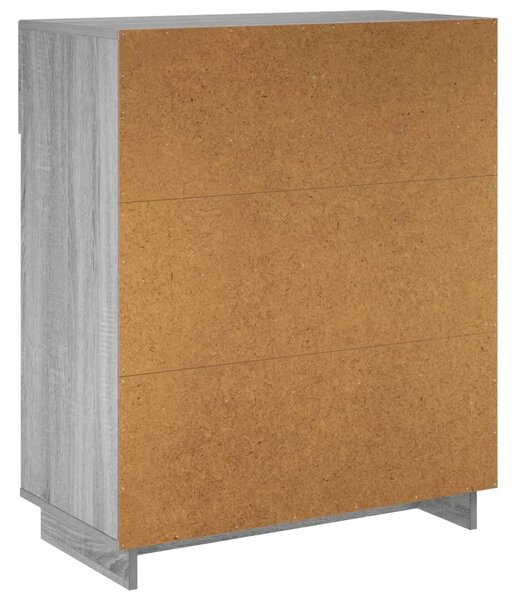 Ormarić za cipele 73 x 38 x 87 5 cm Konstruirano drvo - Siva Sonoma