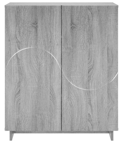 Ormarić za cipele 73 x 38 x 87 5 cm Konstruirano drvo - Siva Sonoma