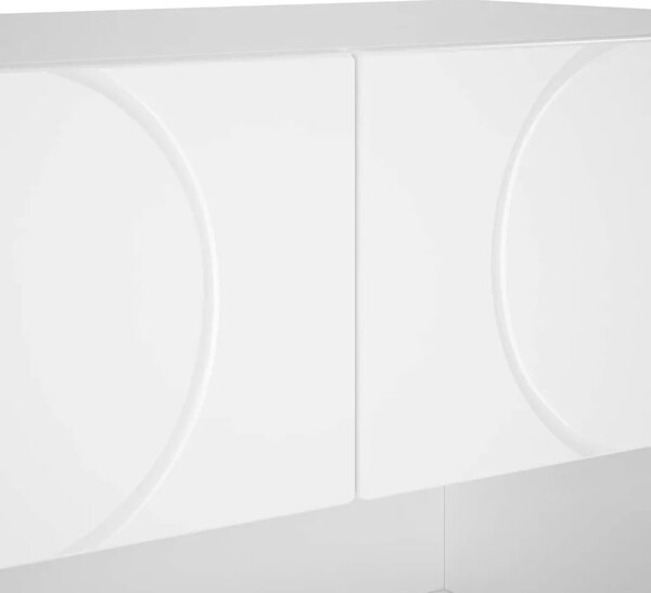 Ormarić za cipele 73 x 38 x 87 5 cm Konstruirano drvo Bijela - Bijela