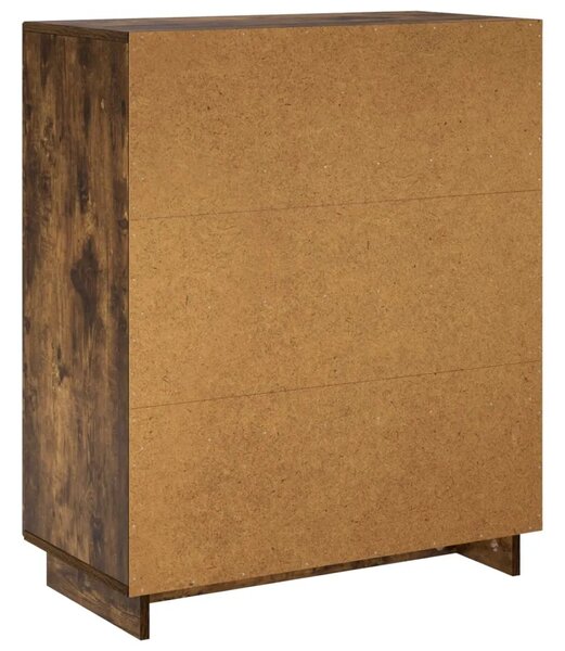 Ormarić za cipele 73 x 38 x 87 5 cm Konstruirano drvo - Dimljeni hrast