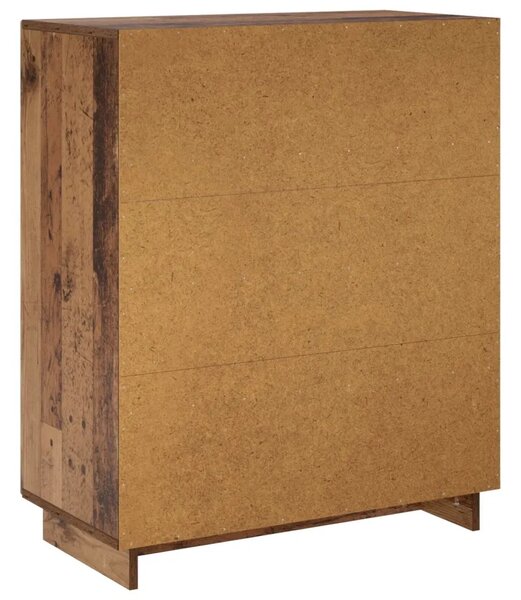 Ormarić za cipele 73 x 38 x 87 5 cm Konstruirano drvo - Staro drvo