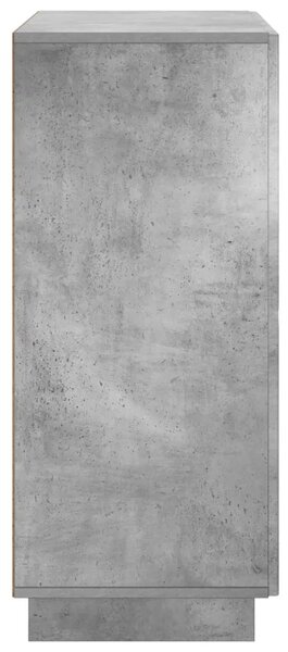 Ormarić za cipele 73 x 38 x 87 5 cm Konstruirano drvo - Betonska siva