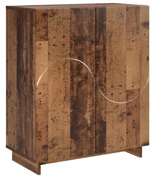 Ormarić za cipele 73 x 38 x 87 5 cm Konstruirano drvo - Staro drvo