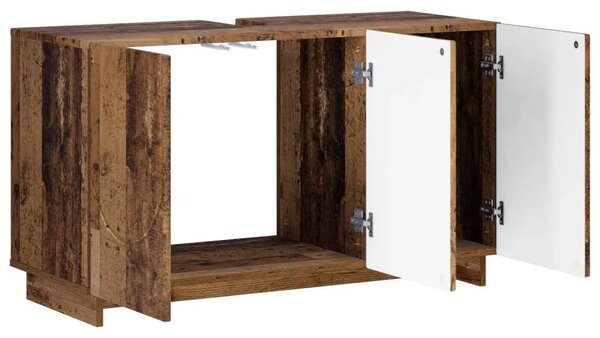 Kupaonski ormarić Staro drvo 101 x 41 x 58 cm konstruirano drvo - Staro drvo