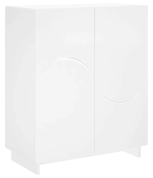 Ormarić za cipele 73 x 38 x 87 5 cm Konstruirano drvo Bijela - Bijela